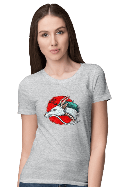 Women's t-shirt with prints Spirited Away Haku. Dragon, haku, spirited away, studio ghibli. 2070702