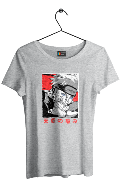 Women's t-shirt with prints Naruto Yahiko. Akatsuki, anime, character, manga, naruto, ninja, pain, tv series, yahiko. 2070702