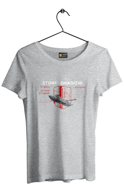 Women`s t-shirt with prints Storm Shadow. F16, howitzer, industrious, nasams, storm shadow, suzanne, zuzana. 2070702