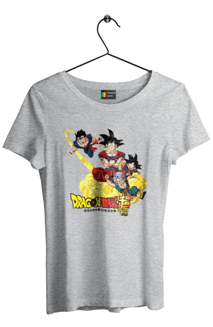 Футболка жіноча з принтом "Перли дракона". Anime, dragon ball, goku, manga, vegeta, аніме, вегета, гоку, манга, перли дракона. 2070702