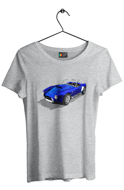 Women`s t-shirt with prints Car. Auto, car, classic, old, old machine. 2070702