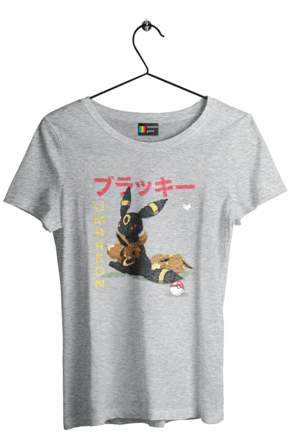 Women's t-shirt with prints Pokemon Eevee. Eevee, nintendo, pokemon, pokemon go, umbreon. 2070702