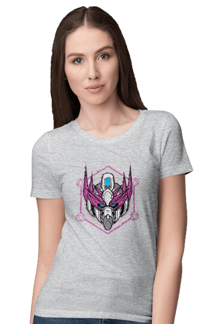 Women's t-shirt with prints Killer robot head. Cyborg, killer, killer, killer robot, robot, robot head, technique. 2070702