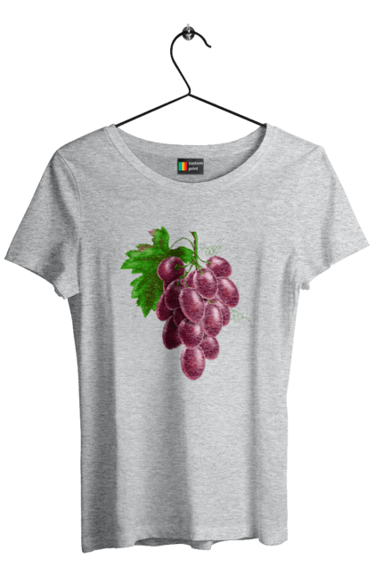 Women`s t-shirt with prints Grapes. Grapes. 2070702