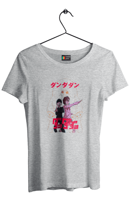 Women`s t-shirt with prints Dandadan. Anime, ayase, dandadan, ken takakura, manga, momo ayase, okarun, takakura. 2070702