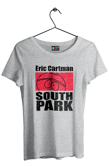 Women's t-shirt with prints South Park Cartman. Cartman, cartoon series, eric cartman, south park. 2070702