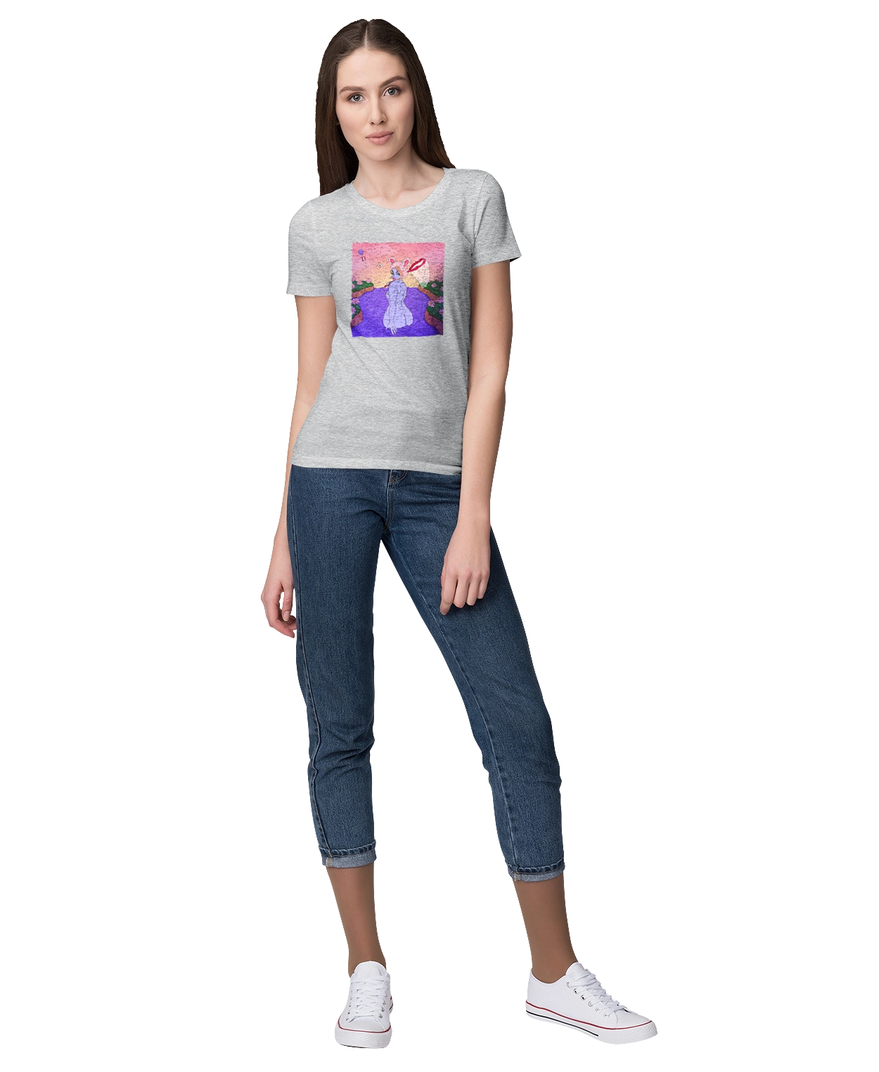 Purple Girl On The Hunt