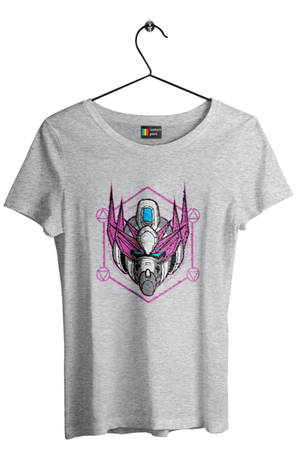 Women's t-shirt with prints Killer robot head. Cyborg, killer, killer, killer robot, robot, robot head, technique. 2070702