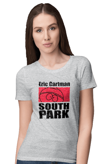 Women's t-shirt with prints South Park Cartman. Cartman, cartoon series, eric cartman, south park. 2070702