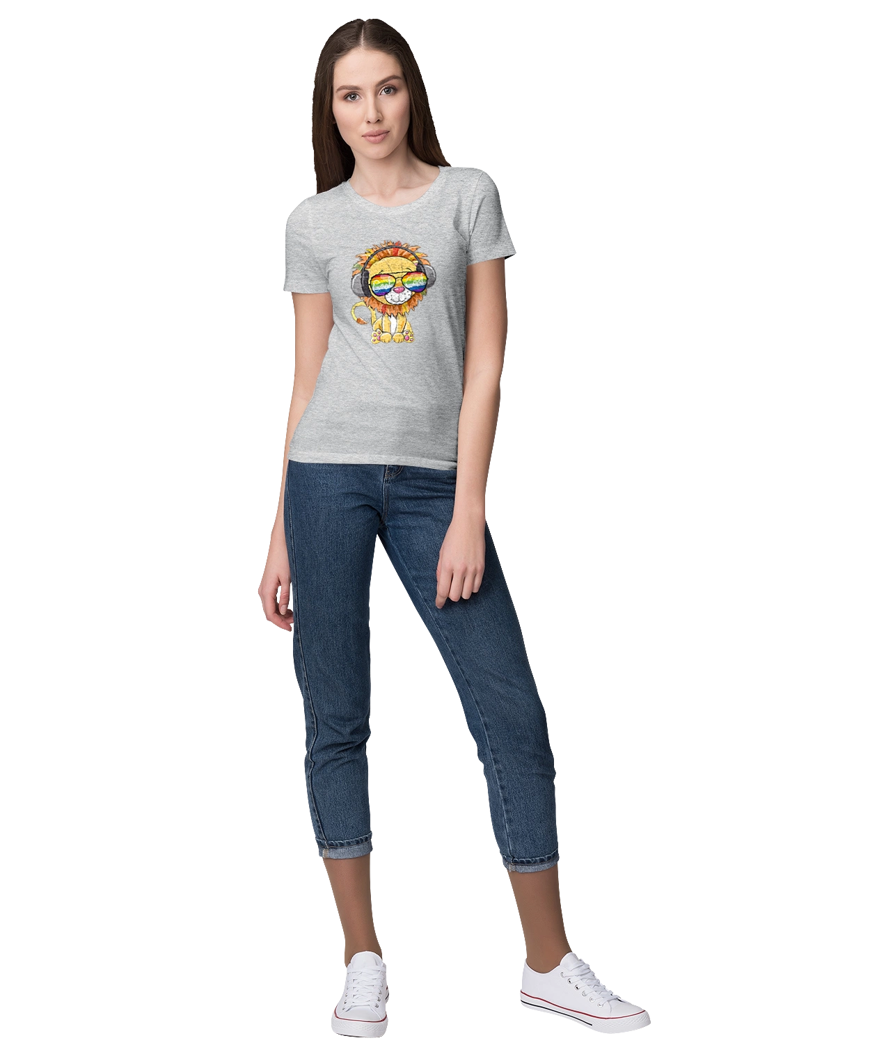 Lion In Glasses And Headphones