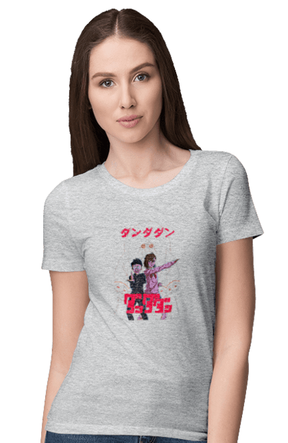 Women`s t-shirt with prints Dandadan. Anime, ayase, dandadan, ken takakura, manga, momo ayase, okarun, takakura. 2070702