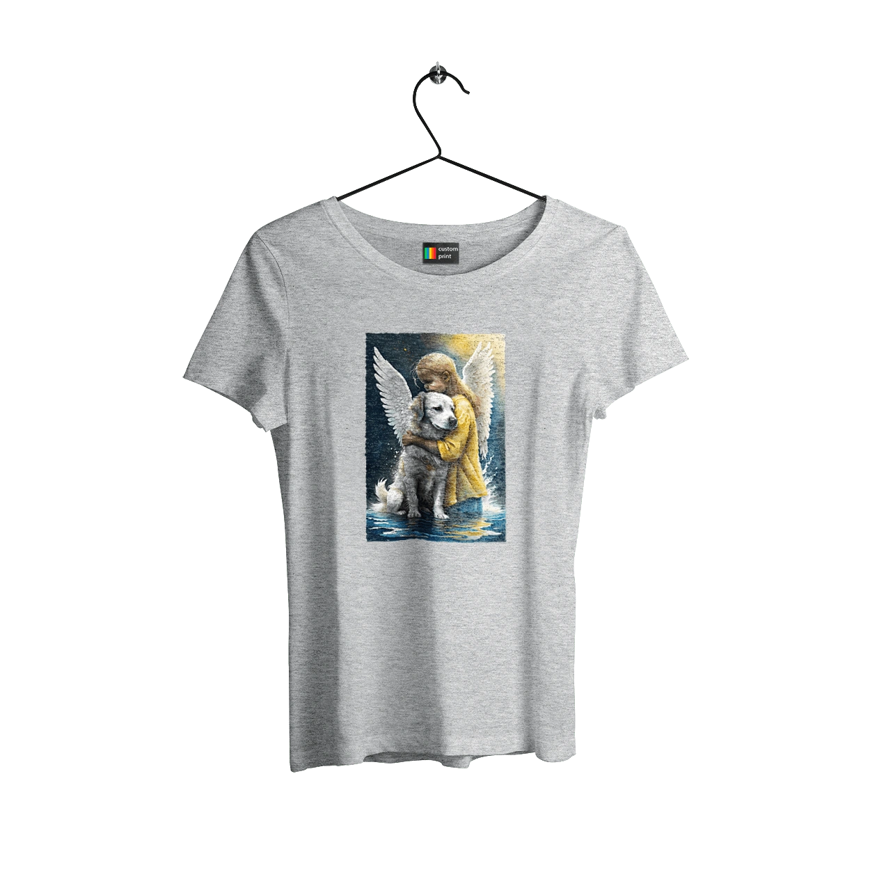 Дівчинка та собака ангел [память загиблим тваринам]