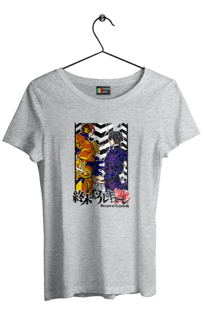 Women's t-shirt with prints Record of Ragnarok Nikola Tesla VS Beelzebub. Anime, beelzebub, comics, manga, netflix, nikola tesla, record of ragnarok. 2070702