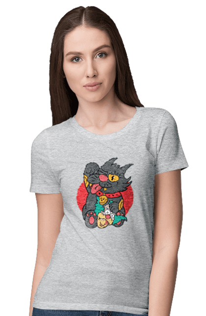 Women`s t-shirt with prints The Simpsons Krusty the Clown. Clown, krusty, krusty the clown, simpsons. 2070702