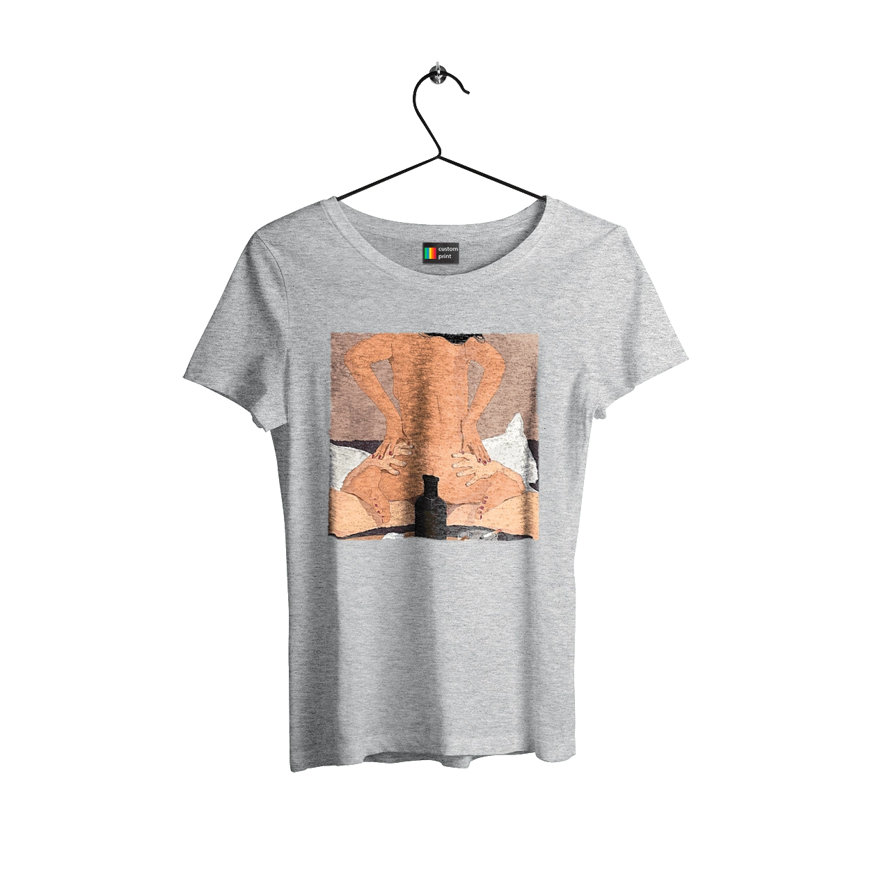 Голая Девушка, Бутылка И Сигареты