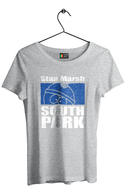 Women's t-shirt with prints South Park Stan Marsh. Cartoon series, south park, stan, stan marsh. 2070702