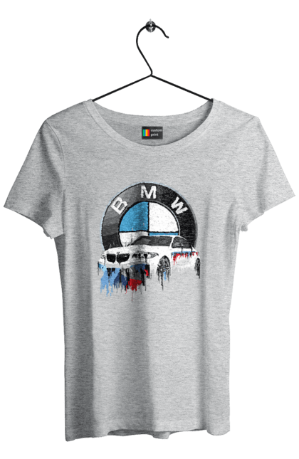 Футболка жіноча з принтом "BMW". Bmw, авто, бмв, бмв фан, фанклуб. 2070702