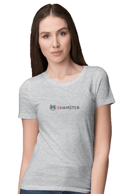 Women`s t-shirt with prints XHamster. Brazzers, brothers, hub, porn, porn hub, pornhub, red tube, xhamster. 2070702