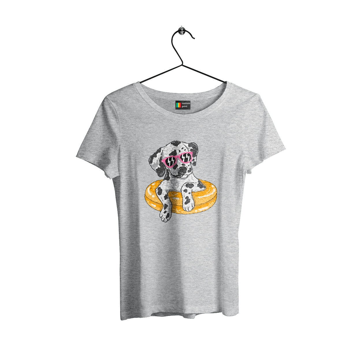 Dalmatian Swims In A Circle