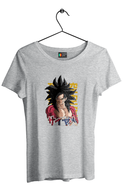 Футболка жіноча з принтом "Перли дракона Сон Гоку". Dragon ball, manga, son goku, аніме, гоку, манга, перли дракона, сон гоку. 2070702