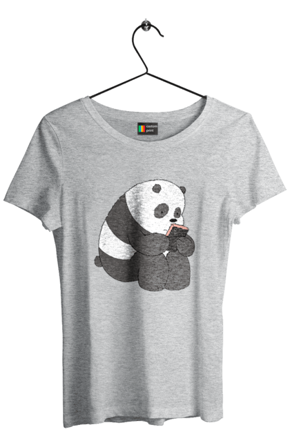 Футболка жіноча з принтом "Панда". Panda, медведь, мишка, панда. futbolka.stylus.ua
