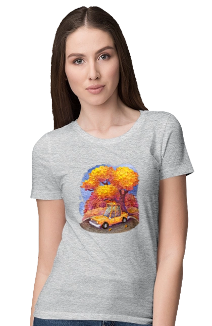 Осiнь Авто Дерево