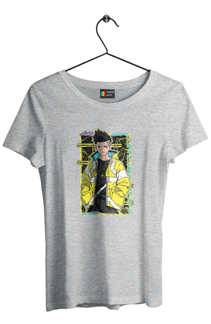 Women`s t-shirt with prints Cyberpunk: Edgerunners David. Anime, cd project, cyberpunk, david, edgerunners, game, netflix, video game. 2070702