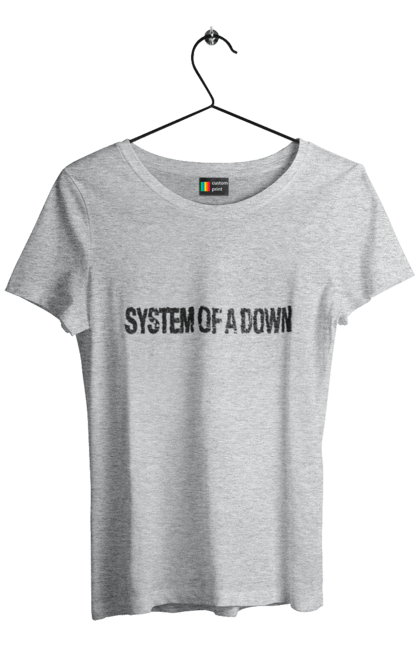 Футболка жіноча з принтом "System of a Down". Soad, альтернативний метал, група, метал, музика, ню метал, прогресивний метал, рок, хард рок, хеві метал. 2070702