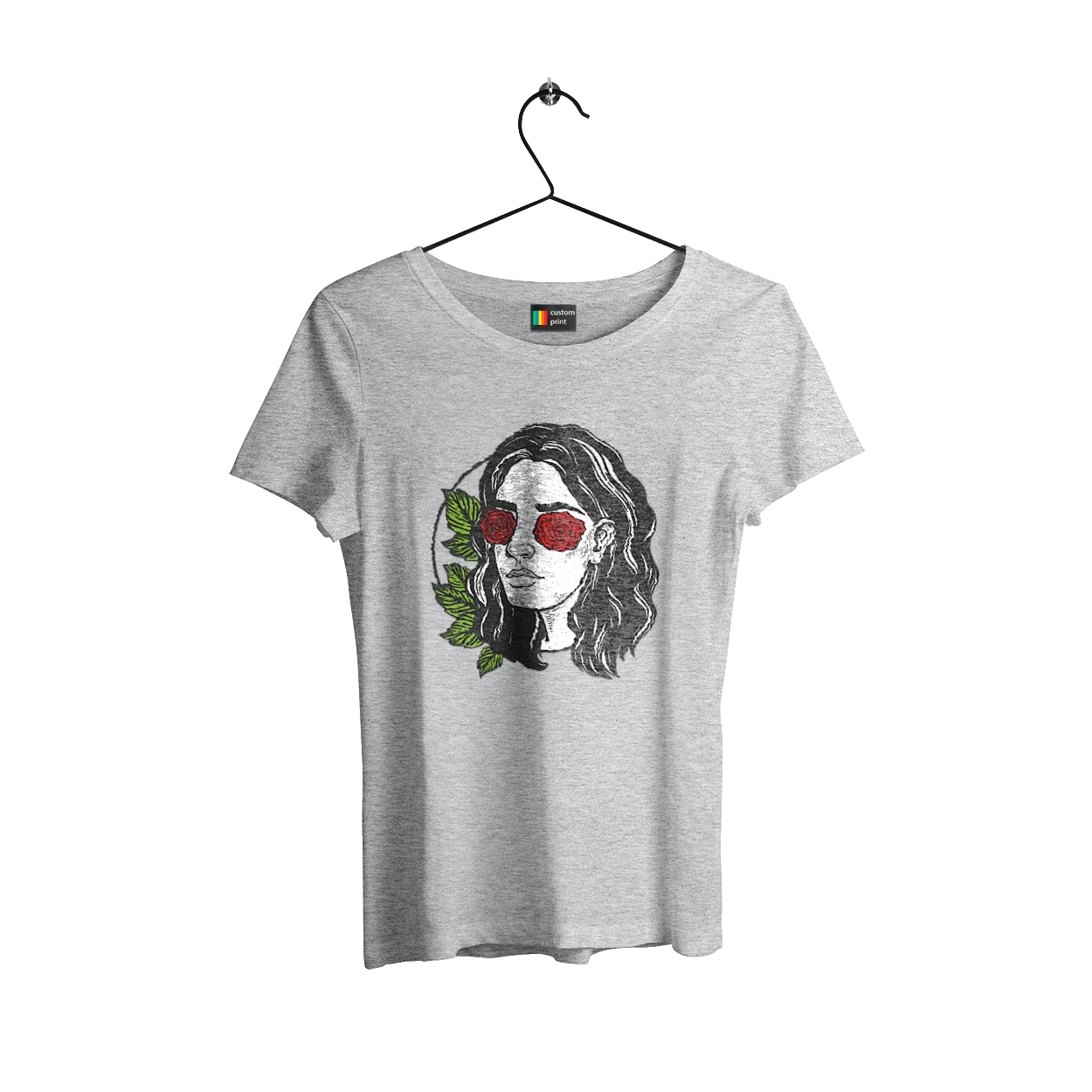 Дівчина З Трояндами На Очах