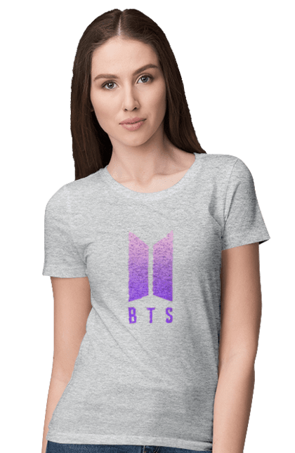 Футболка жіноча з принтом "BTS". Bts, enhypen, kpop, music, корея, музыка. CustomPrint.market