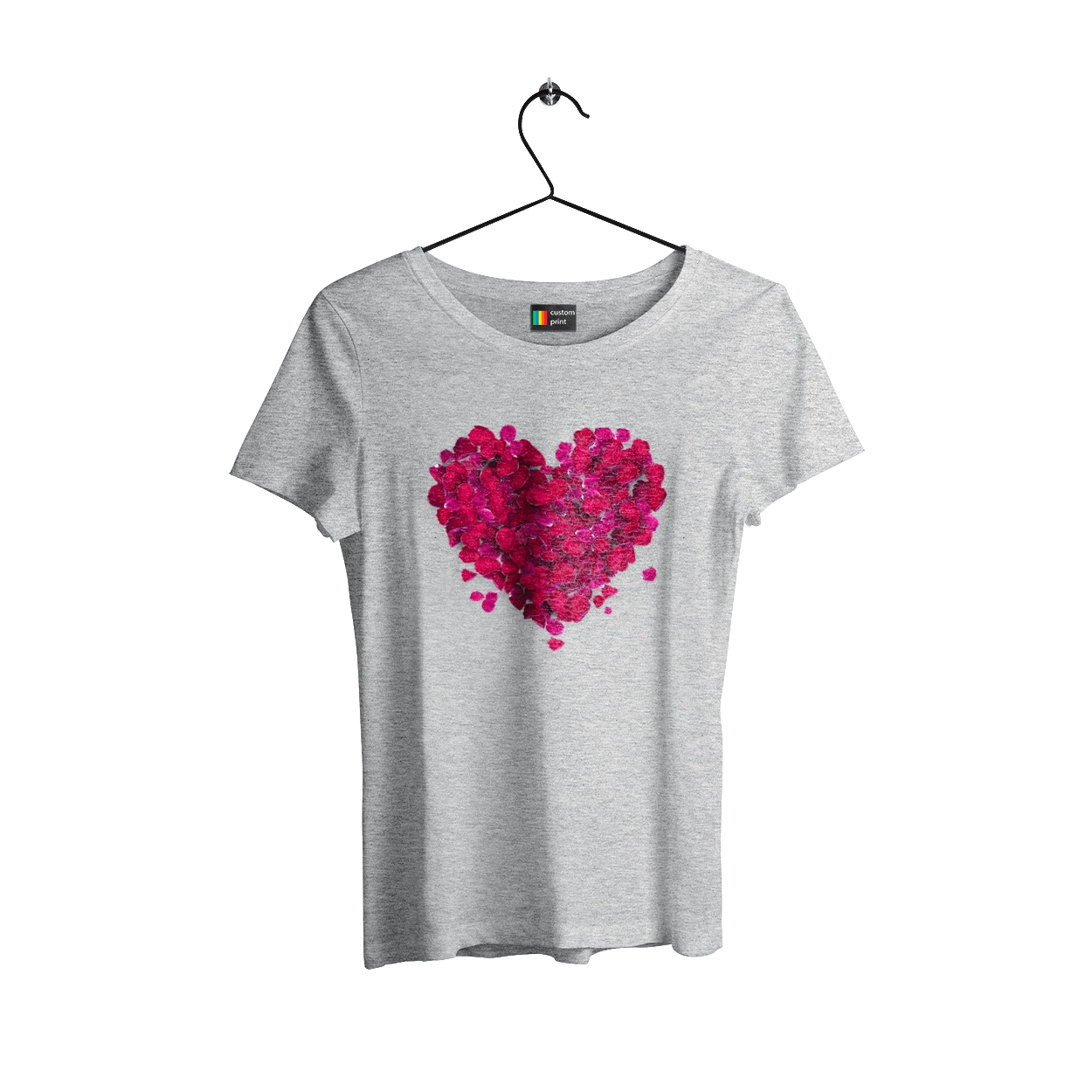 Серце З Пелюсток Троянди