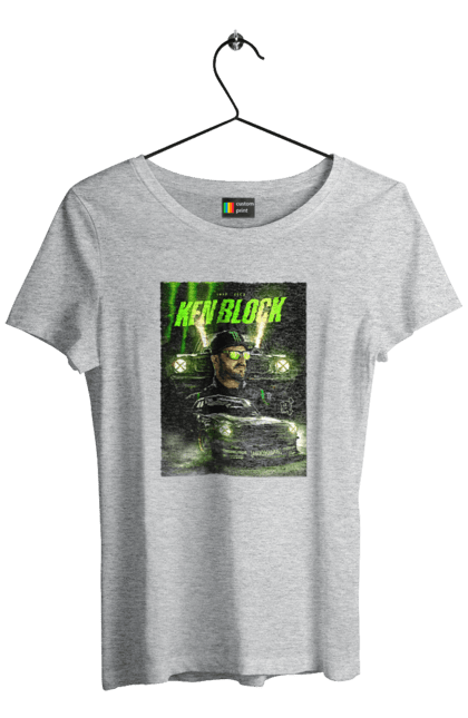 Women`s t-shirt with prints Ken Block. Ken block. 2070702