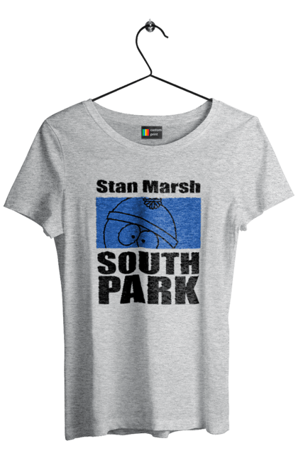 Women's t-shirt with prints South Park Stan Marsh. Cartoon series, south park, stan, stan marsh. 2070702