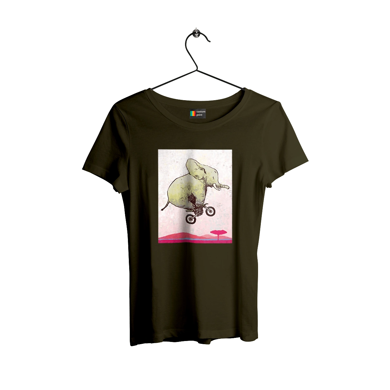 Elephant On A Motorcycle