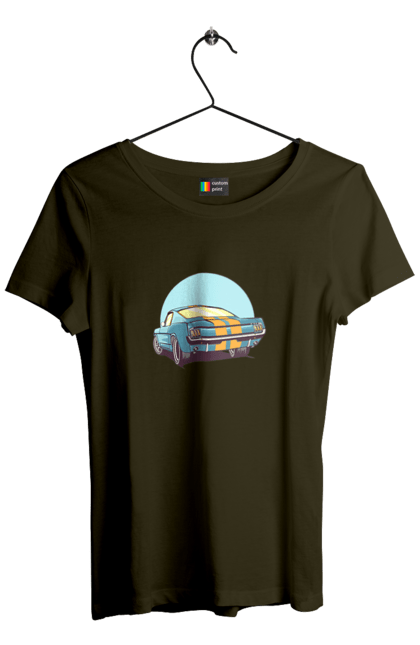 Футболка жіноча з принтом "Авто". Авто, герой, гроші, монстр, музика, новий, персонаж, робот, супер герой. 2070702