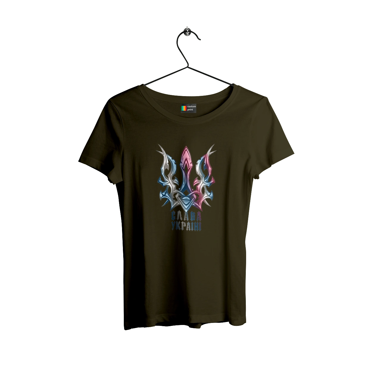 Трезубец слава Украине цветной