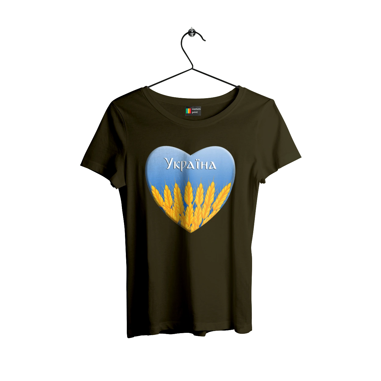 Серце з колосками Україна