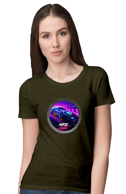 Women`s t-shirt with prints Need for speed Heat. Heat, need, need for speed, nfs, speed, unbound. 2070702