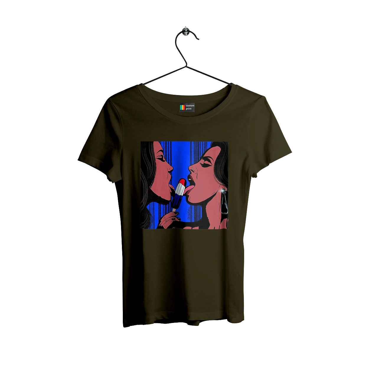 Girls Lick Ice Cream