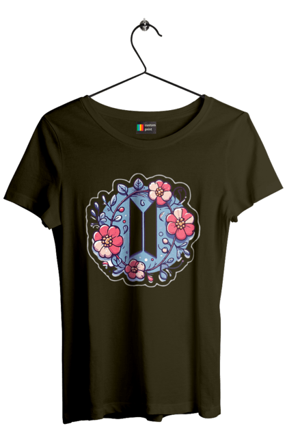 Футболка жіноча з принтом "BTS". Beyond the scene, bts, k pop, бтс, група, к-поп, музика, музичний гурт. 2070702