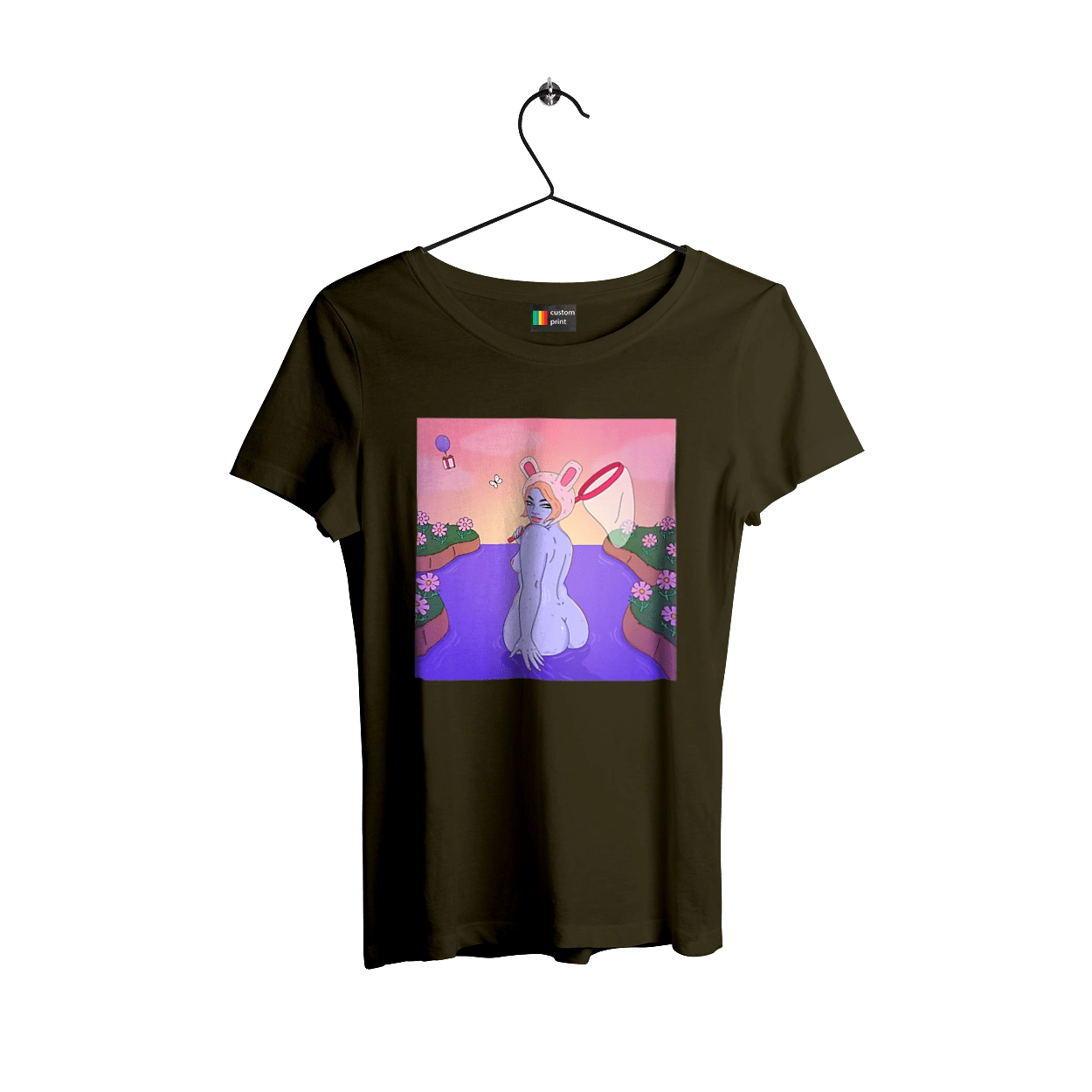 Purple Girl On The Hunt