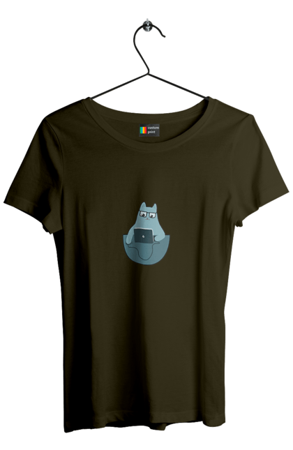 Футболка женская с принтом Кот программист. Angular, c, css, html, it, javascript, jquery, php, programmer, python, react, svelt, vue, айти, айтишник, код, кодировать, кодить, прогер, программист, программисты, ты ж, ты же, ты же программист, тыж, тыж программист, юмор. 2070702