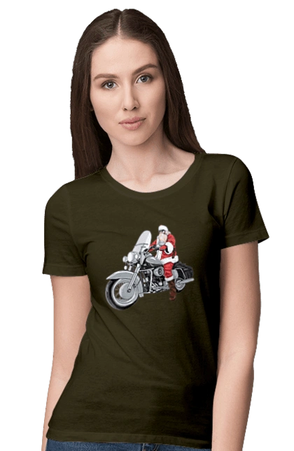 Santa On A Motorcycle