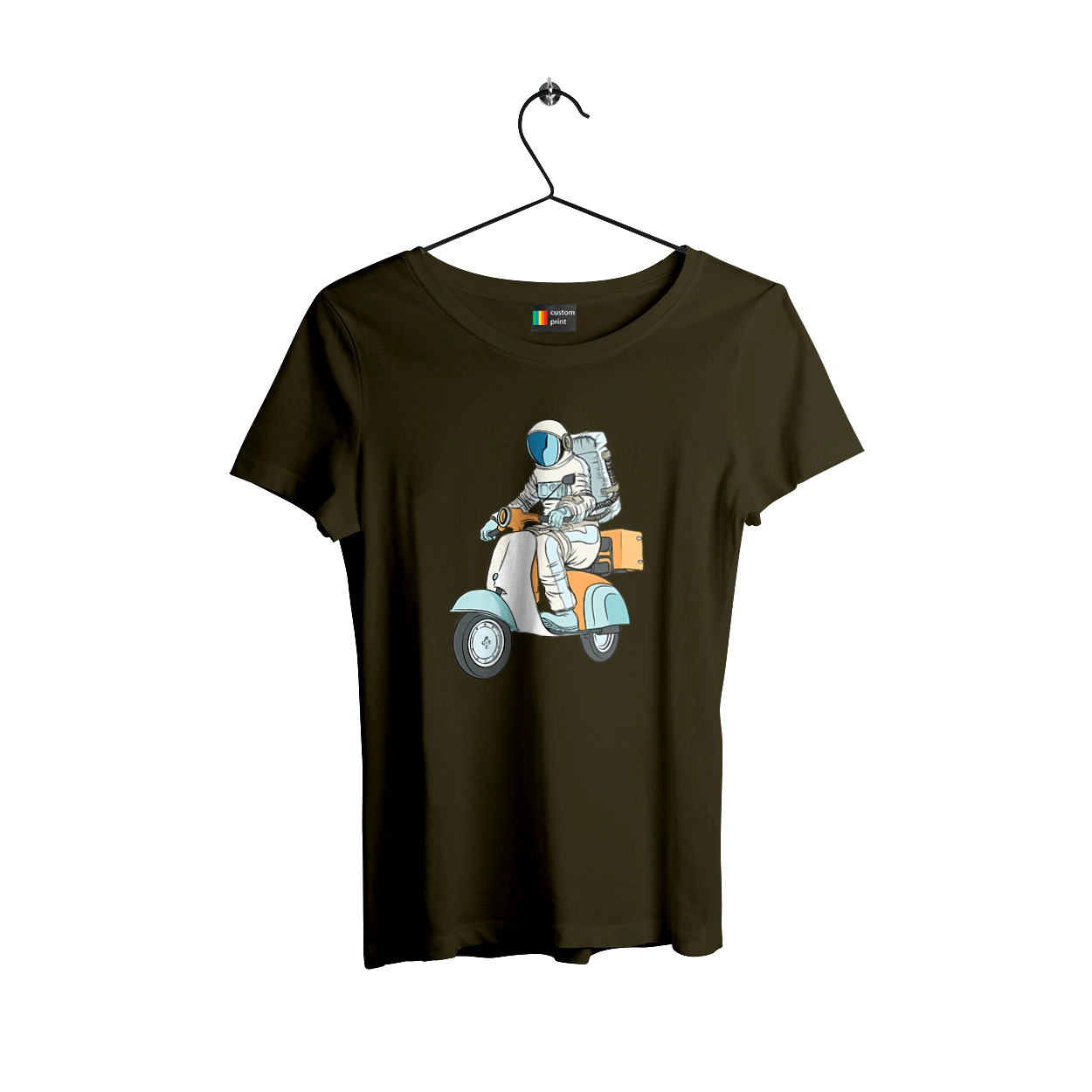 Astronaut on a motorcycle