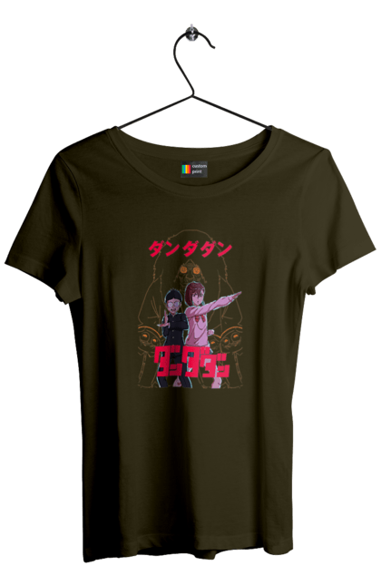 Women`s t-shirt with prints Dandadan. Anime, ayase, dandadan, ken takakura, manga, momo ayase, okarun, takakura. 2070702