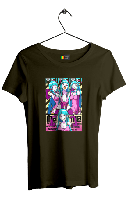 Women's t-shirt with prints Me! Me! Me!. Anime, clip, daoko, teddyloid, young woman. 2070702