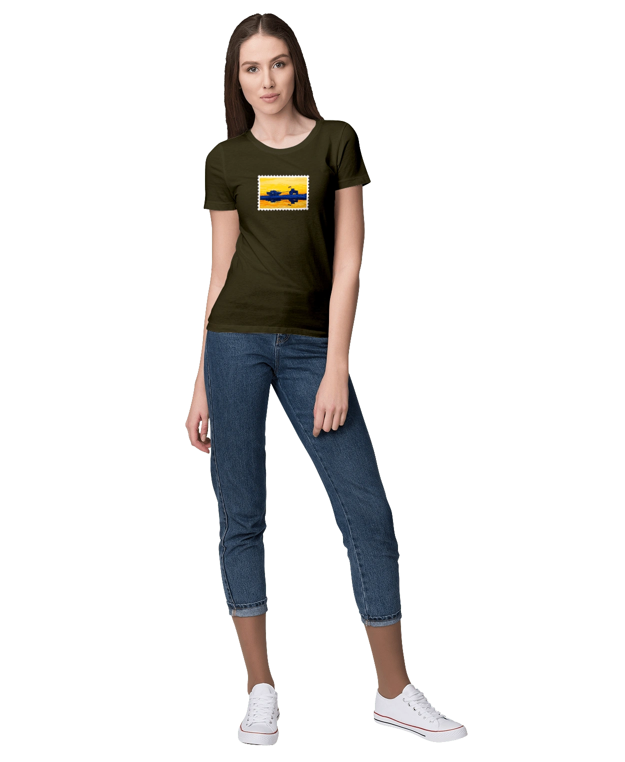 New brand, tractor pulling tank