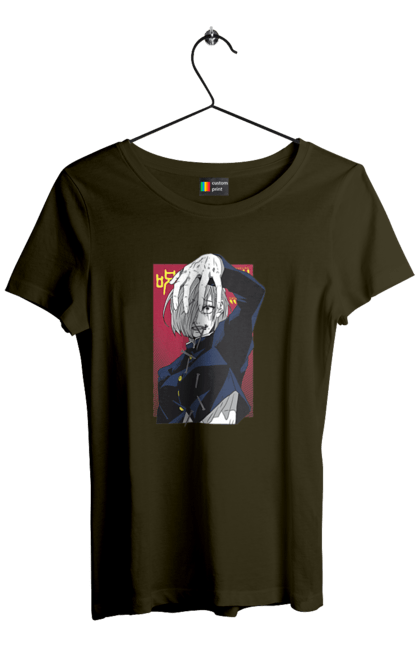 Women's t-shirt with prints Jujutsu Kaisen Nobara. Anime, dark fantasy, jujutsu kaisen, magic battle, manga, mystic, nobara, nobara kugisaki. 2070702