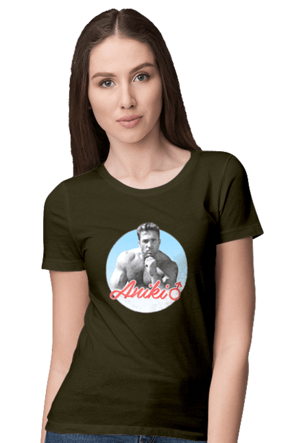 Women`s t-shirt with prints Billy Herrington. Aniki, billy, billy herrington, billy herrington art, billy herrington meme, gachi, hachimuchi, herrington, humor. 2070702