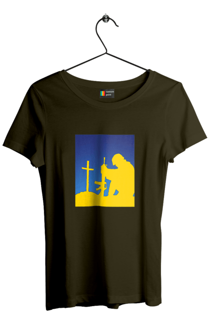 Футболка жіноча з принтом "Патріот". Патриот, патриотизм, победа, свобода, украина, украинец. 2070702